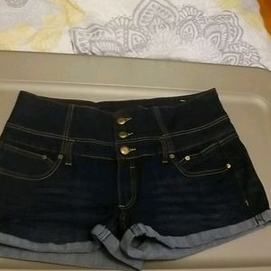 Denim shorts